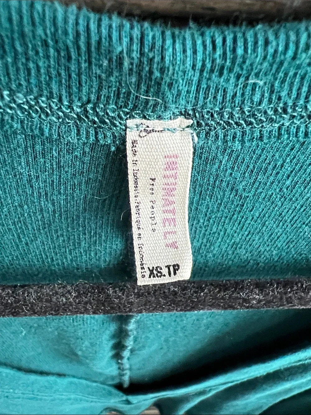 Intimately Free People Teal V-Neck Top